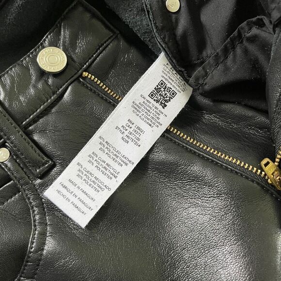 FRAME Le High Tight Straight in Noir - Picture 7 of 10